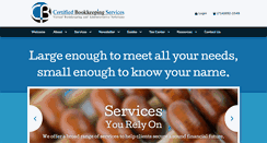 Desktop Screenshot of certifiedbookkeepingservices.com