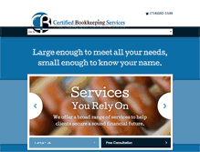 Tablet Screenshot of certifiedbookkeepingservices.com